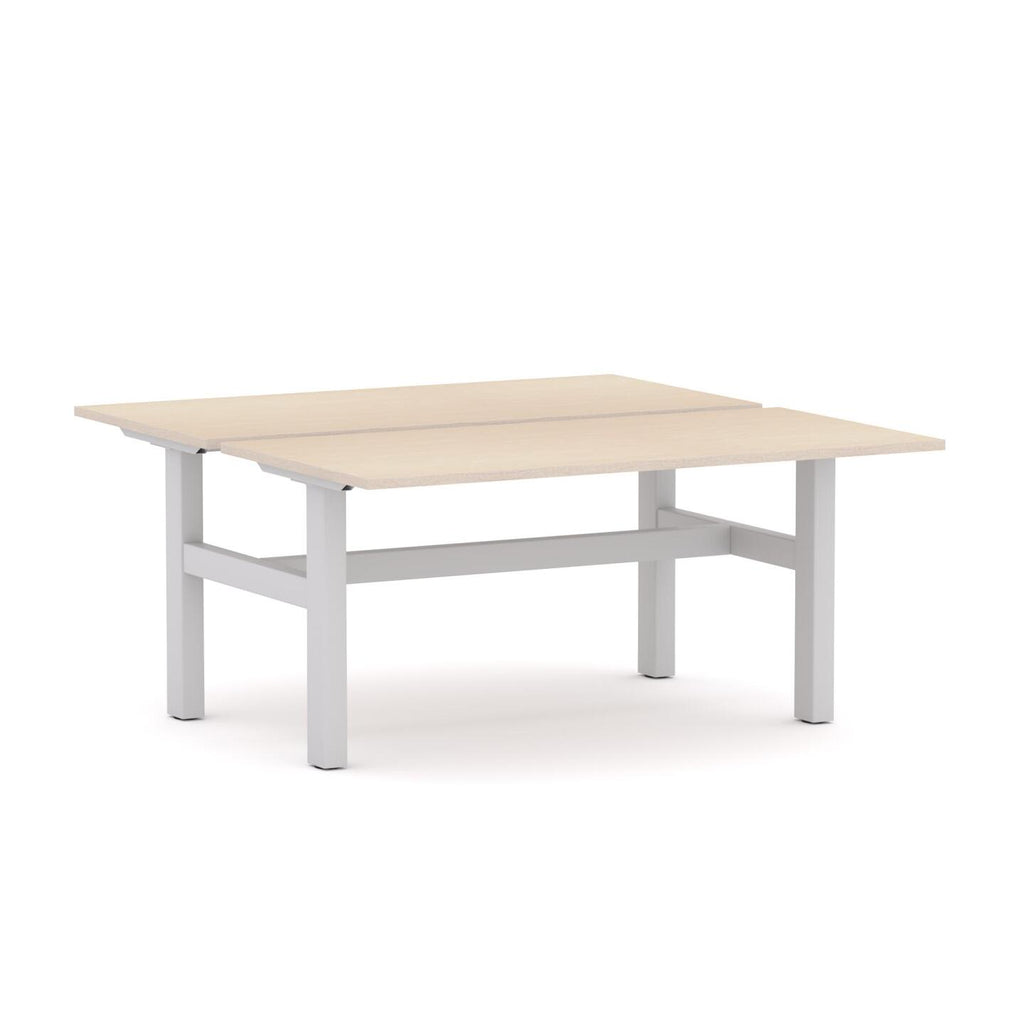 Agile Fixed Rectangle 2-Person DSD Workstation - alternate view, size or finish; optional items may be shown