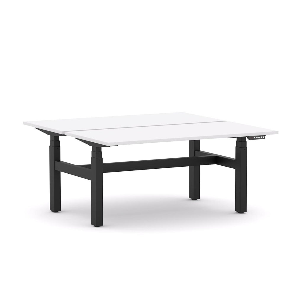 AgileMotion+ 3C/2M Electric Rectangle 2-Person DSD Workstation - alternate view, size or finish; optional items may be shown