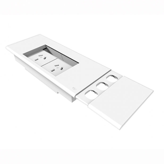 Rapid Wiring Flip Box In-Desk Module