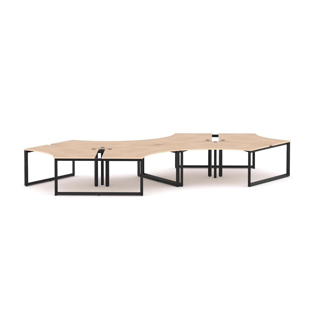 Anvil 6-User 120° Workstation - alternate view, size or finish; optional items may be shown