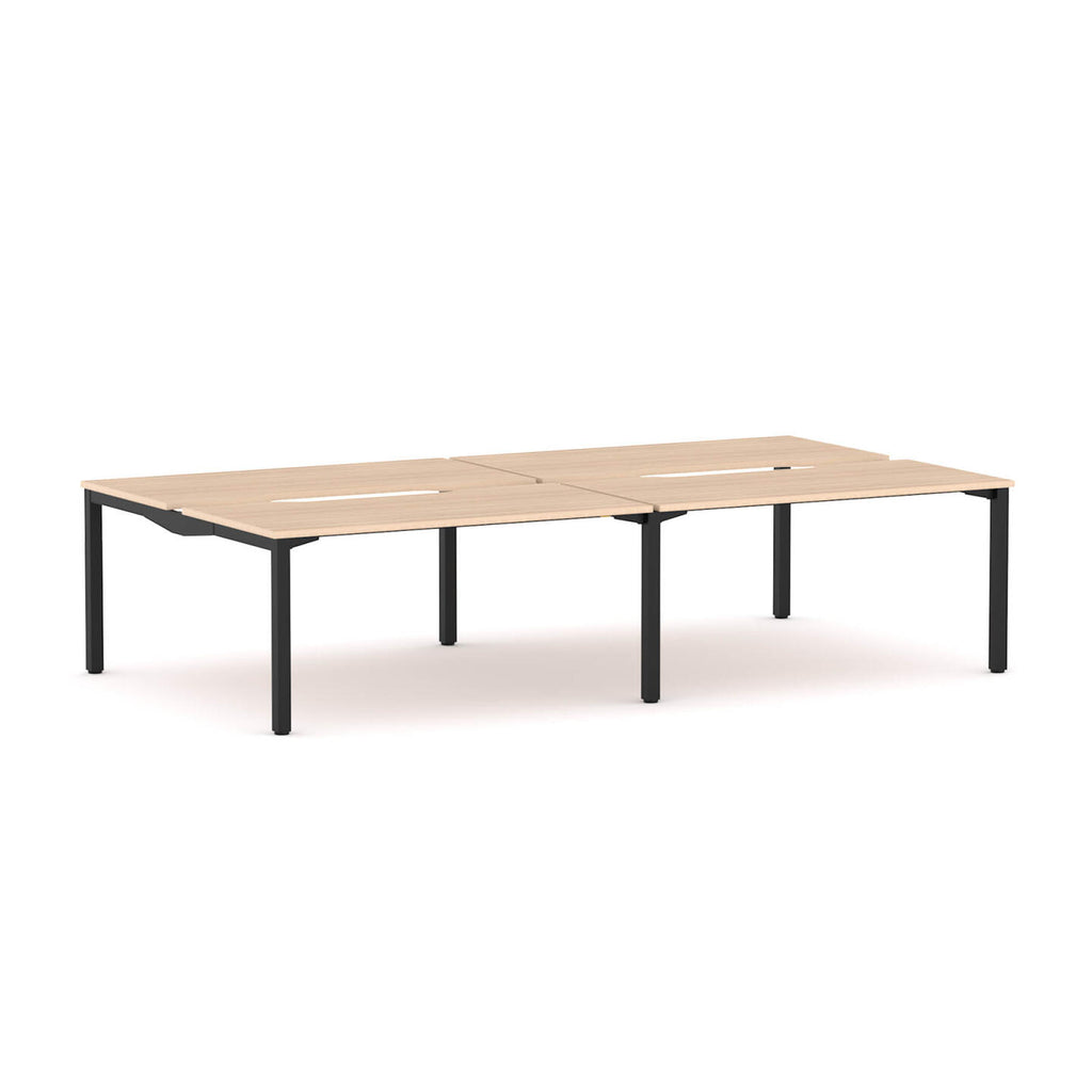 Axis Stretch 4-User Double-Sided Workstation - alternate view, size or finish; optional items may be shown