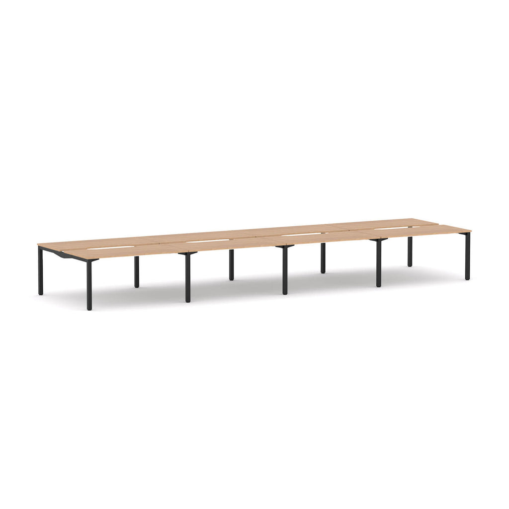 Axis Stretch 8-User Double-Sided Workstation - alternate view, size or finish; optional items may be shown