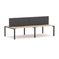 Axis 4-User Double-Sided Workstation with Edge25 Screen - product image