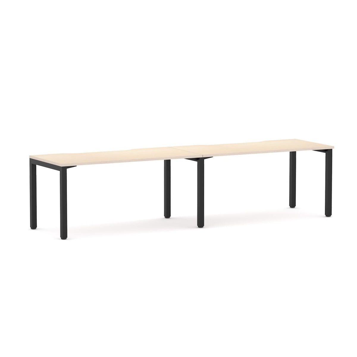 Axis 2-User Single-Sided Workstation - alternate view, size or finish; optional items may be shown