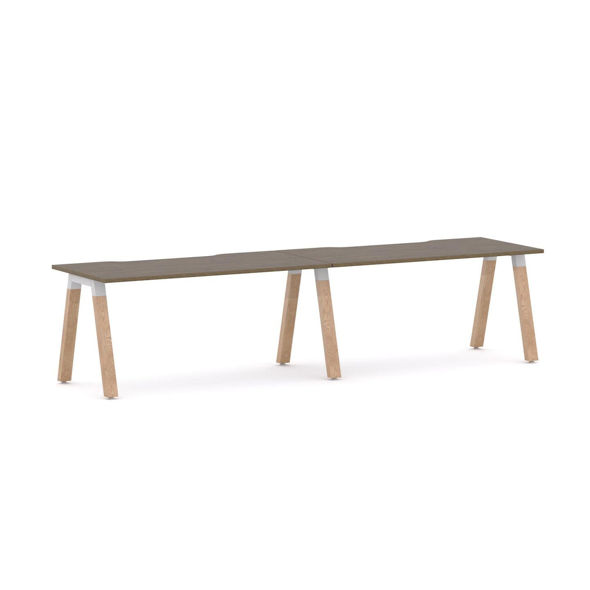 Plantation 2-User Single-Sided Workstation - alternate view, size or finish; optional items may be shown
