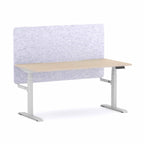 Klass 3C/2M Electric Single Workstation with AcoustiQ Screen - alternate view, size or finish; optional items may be shown
