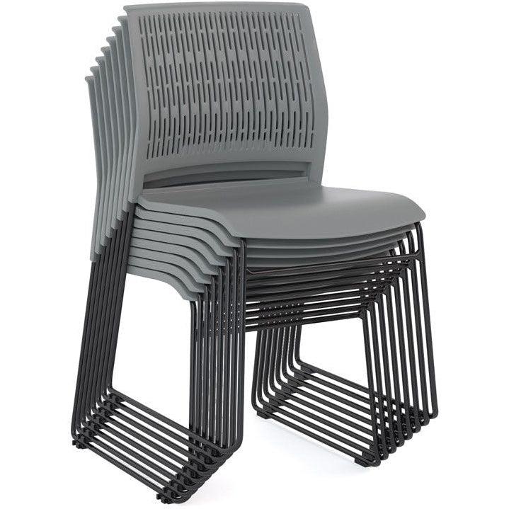 Stax Sled Chair - alternate view, size or finish; optional items may be shown