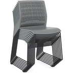 Stax Sled Chair - alternate view, size or finish; optional items may be shown