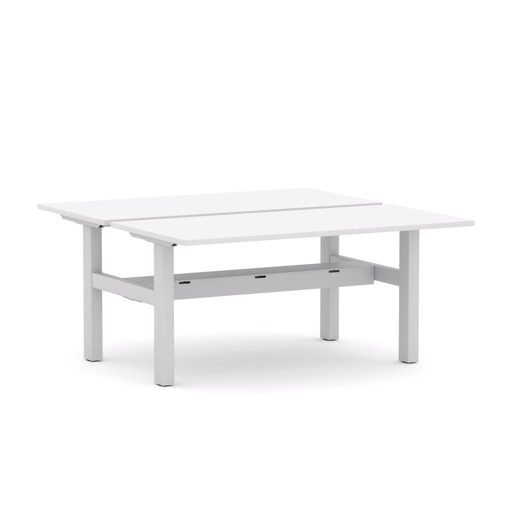 Agile Fixed Rectangle 2-Person DSD Workstation - alternate view, size or finish; optional items may be shown