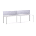 Axis 2-User Single-Sided Workstation with AcoustiQ Screen - product image