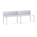 Axis 2-User Single-Sided Workstation with AcoustiQ Screen - product image