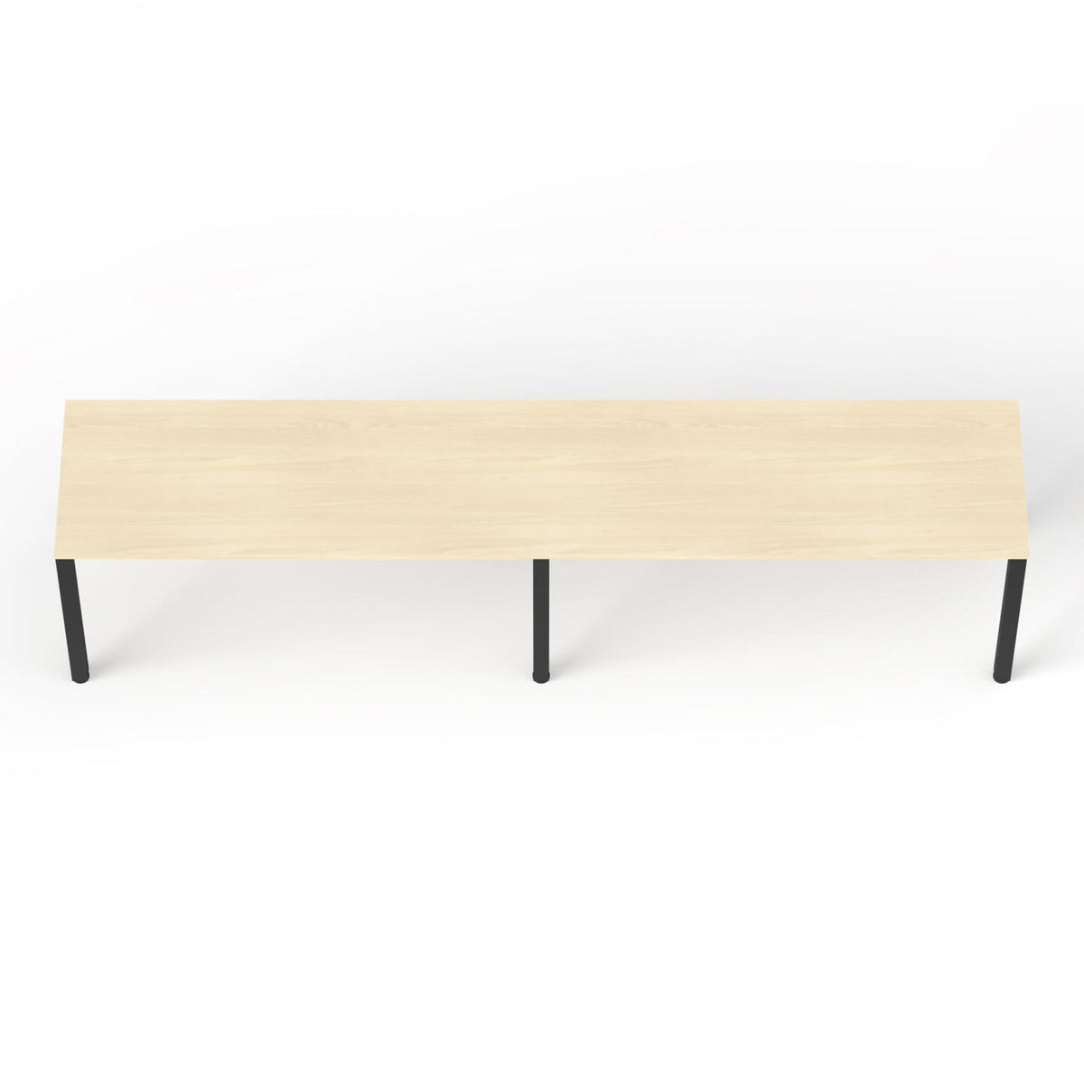 Axis 2-User Single-Sided Workstation - alternate view, size or finish; optional items may be shown
