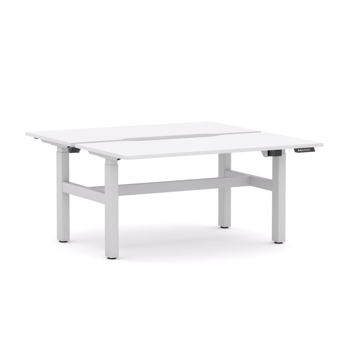 Agile 2C/1M Electric 2-Person DSD Workstation - alternate view, size or finish; optional items may be shown