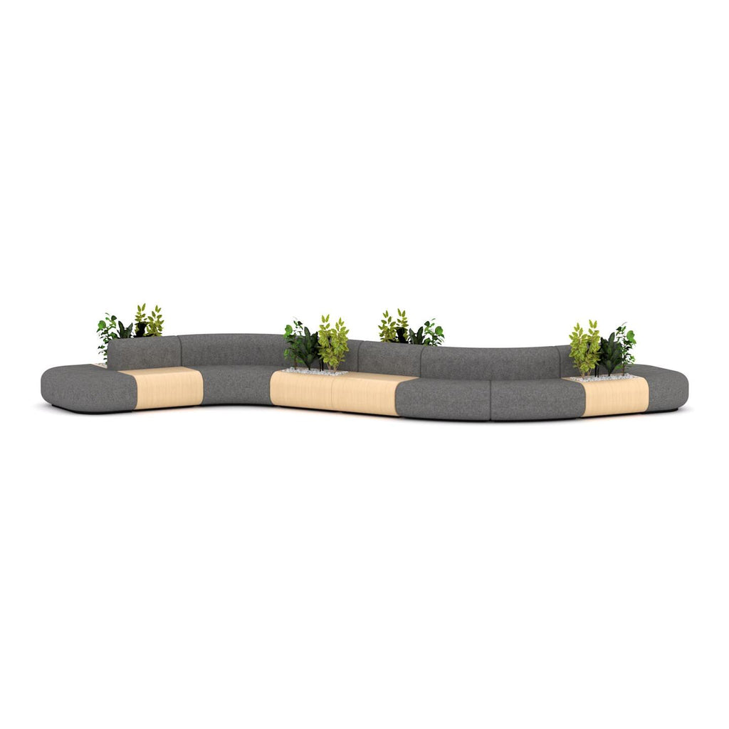 Grove Sofa Configuration 18 — Ash Grey #041