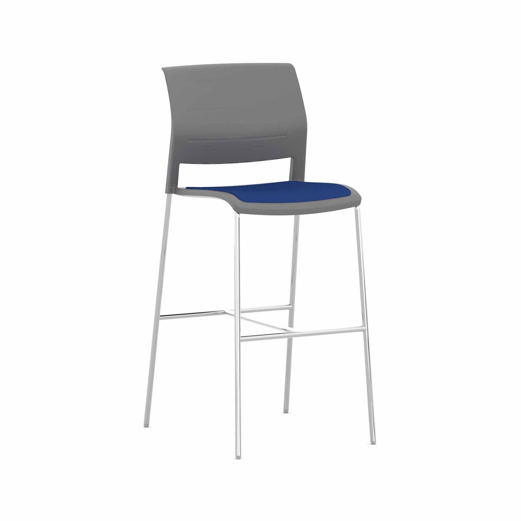 Game Chair Barstool with Seat Pad - alternate view, size or finish; optional items may be shown