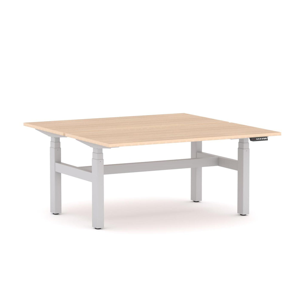 AgileMotion+ 3C/2M Electric Rectangle 2-Person DSD Workstation - alternate view, size or finish; optional items may be shown