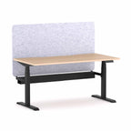 Klass 3C/2M Electric Single Workstation with AcoustiQ Screen - alternate view, size or finish; optional items may be shown