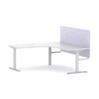 Klass Fixed 90° Workstation with AcoustiQ Screen - alternate view, size or finish; optional items may be shown