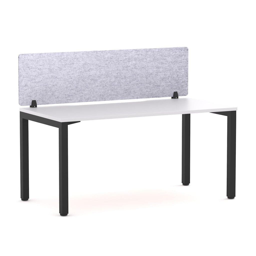 Axis Single Workstation with AcoustiQ Screen - alternate view, size or finish; optional items may be shown