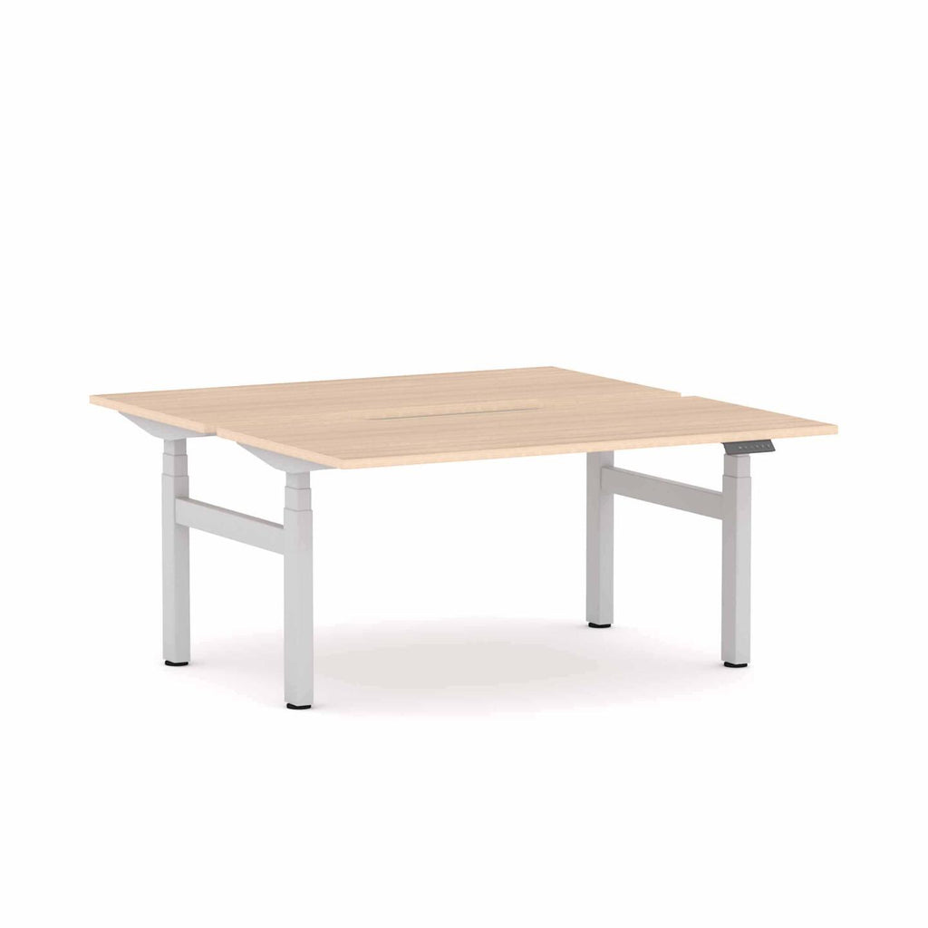 Klass 3C/2M Electric 2-User Double-Sided Workstation - alternate view, size or finish; optional items may be shown