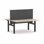 Klass Fixed 2-User Double-Sided Workstation with Edge25 Screen - alternate view, size or finish; optional items may be shown