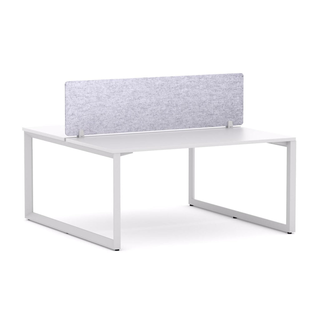 Anvil 2-User Double-Sided Workstation with AcoustiQ Screen - alternate view, size or finish; optional items may be shown