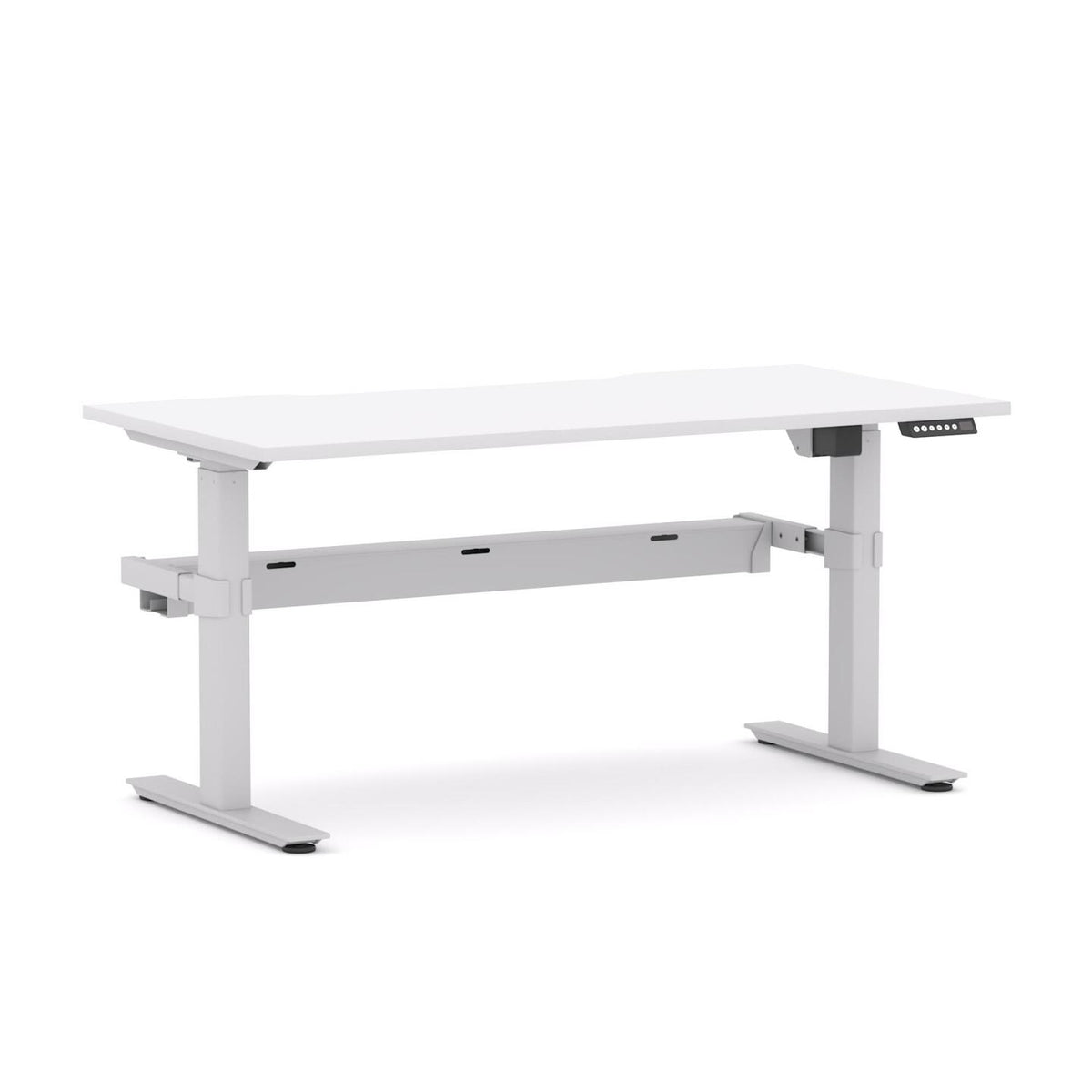Agile 2C/1M Electric Straight Workstation - alternate view, size or finish; optional items may be shown