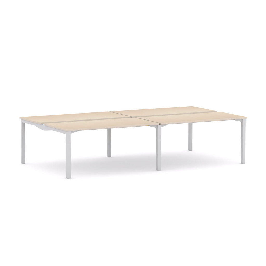 Axis Stretch 4-User Double-Sided Workstation - alternate view, size or finish; optional items may be shown