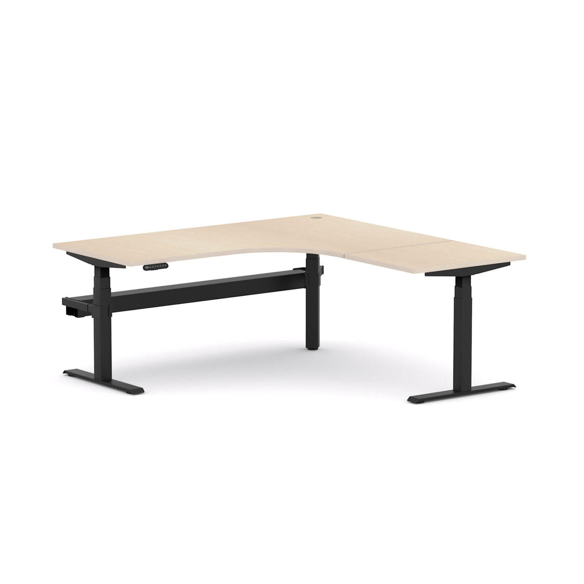 AgileMotion 3C/2M Electric 90° Workstation - alternate view, size or finish; optional items may be shown