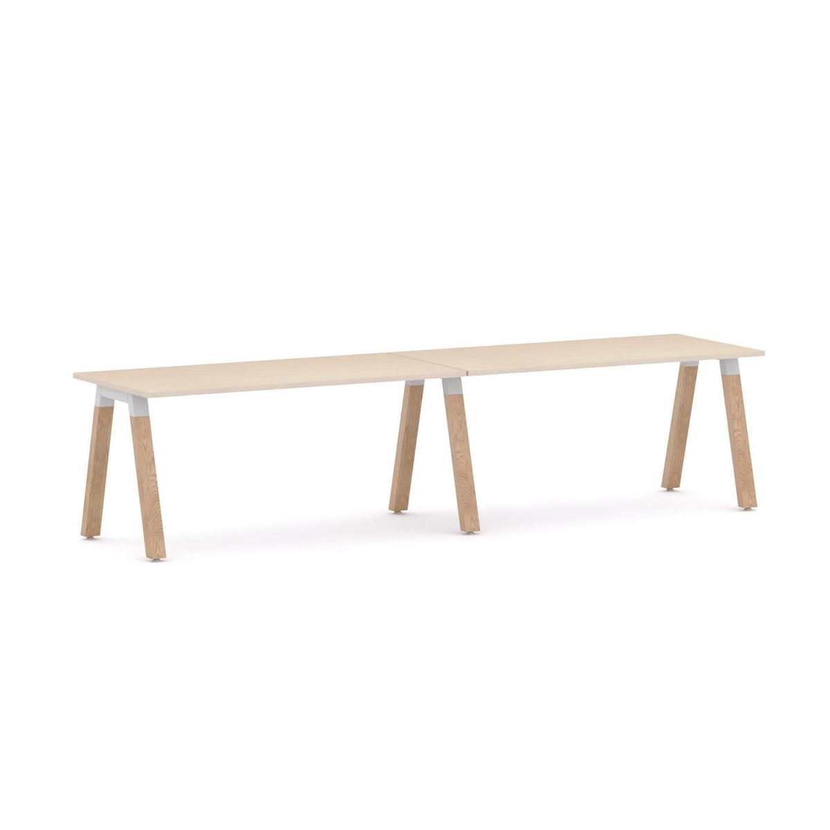 Plantation 2-User Single-Sided Workstation - alternate view, size or finish; optional items may be shown