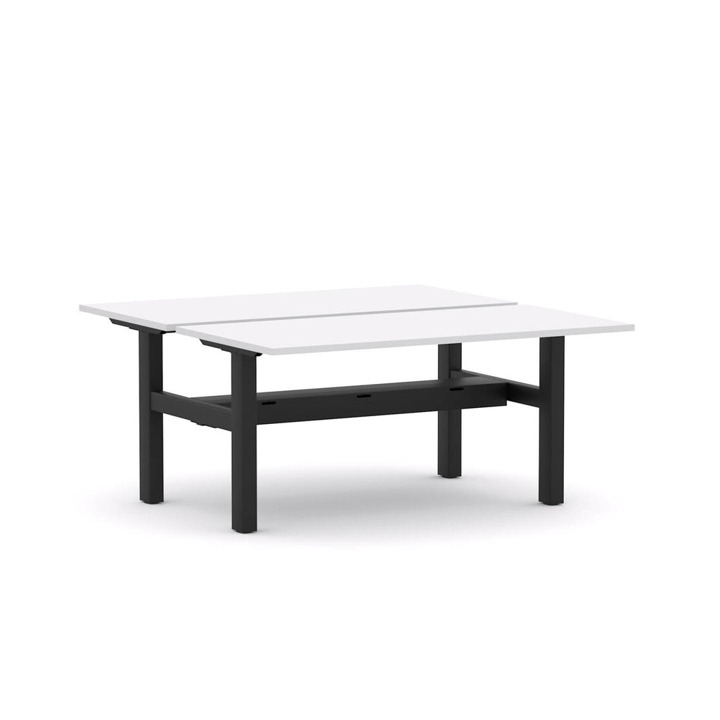 Agile Fixed Rectangle 2-Person DSD Workstation - alternate view, size or finish; optional items may be shown