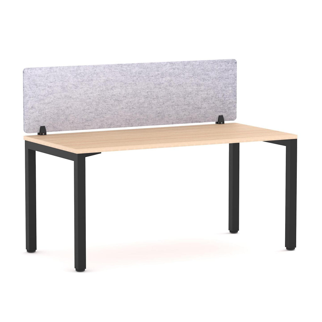 Axis Single Workstation with AcoustiQ Screen - alternate view, size or finish; optional items may be shown