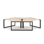 Anvil 3-User 120° Workstation - alternate view, size or finish; optional items may be shown