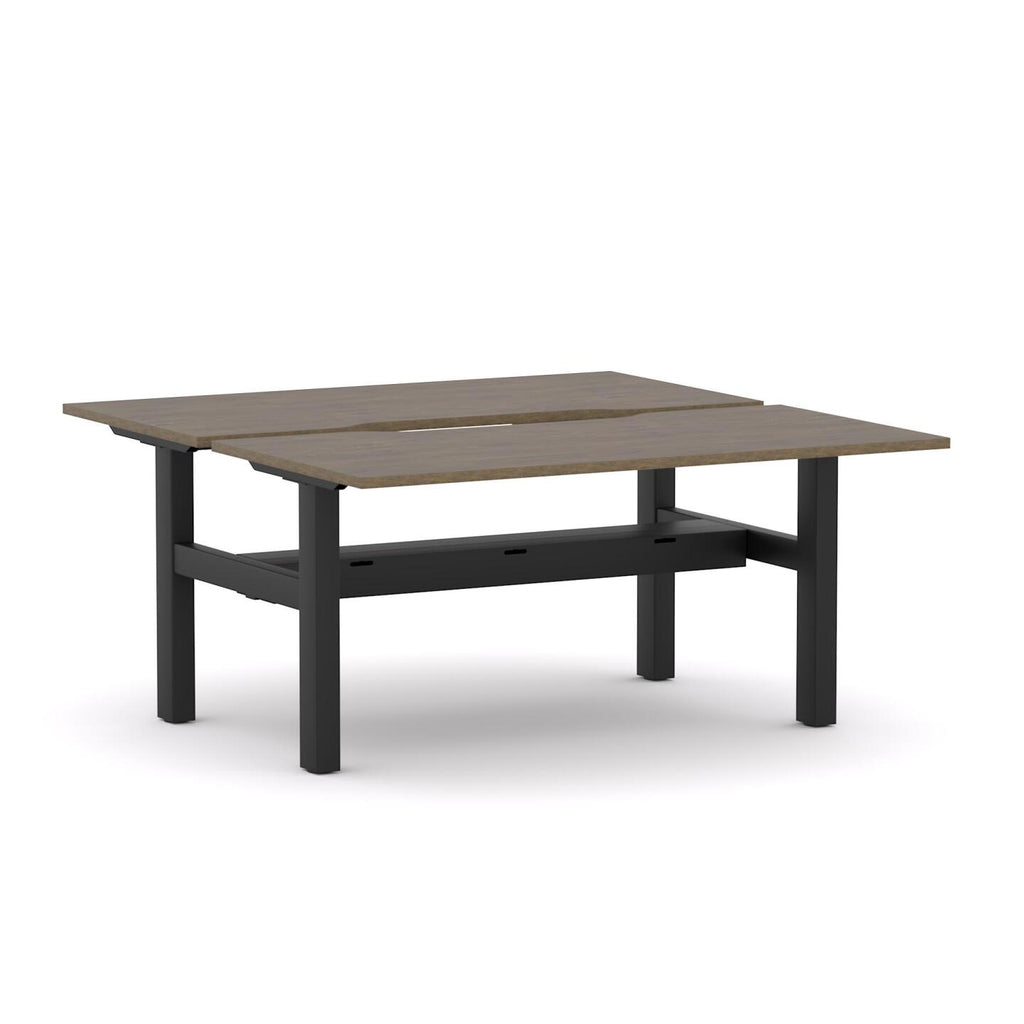 Agile Fixed Rectangle 2-Person DSD Workstation - alternate view, size or finish; optional items may be shown