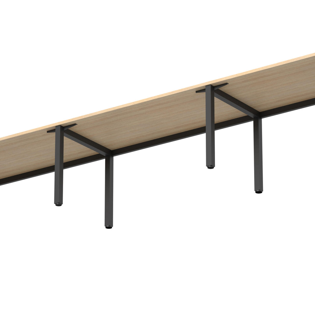 Axis 5-User Single-Sided Workstation - alternate view, size or finish; optional items may be shown