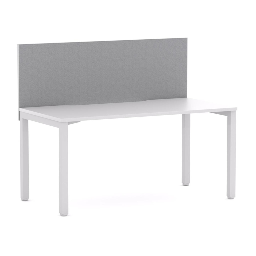 Axis Single Workstation with Edge25 Screen - alternate view, size or finish; optional items may be shown