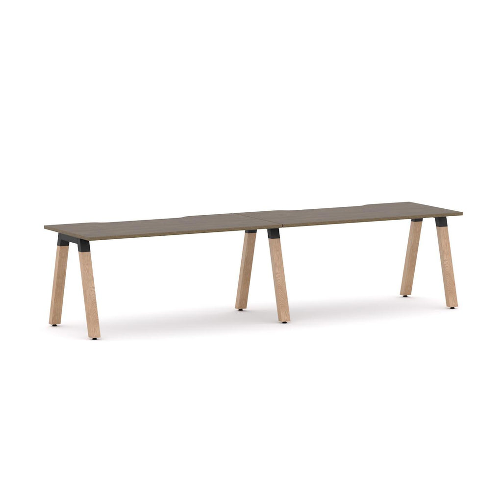 Plantation 2-User Single-Sided Workstation - alternate view, size or finish; optional items may be shown