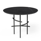 Arcos Side Table — Black, Black Marble