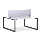 Anvil 2-User Double-Sided Workstation with AcoustiQ Screen - alternate view, size or finish; optional items may be shown
