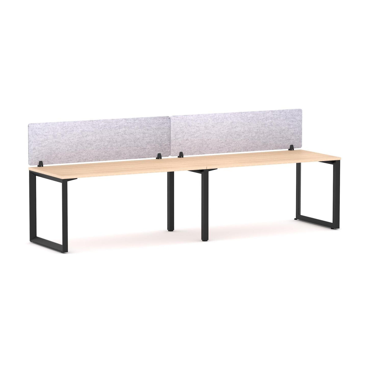Anvil 2-User Single-Sided Workstation with AcoustiQ Screen - product image