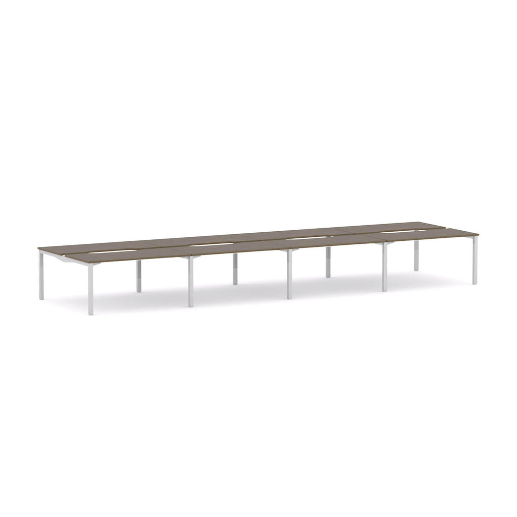 Axis Stretch 8-User Double-Sided Workstation - alternate view, size or finish; optional items may be shown
