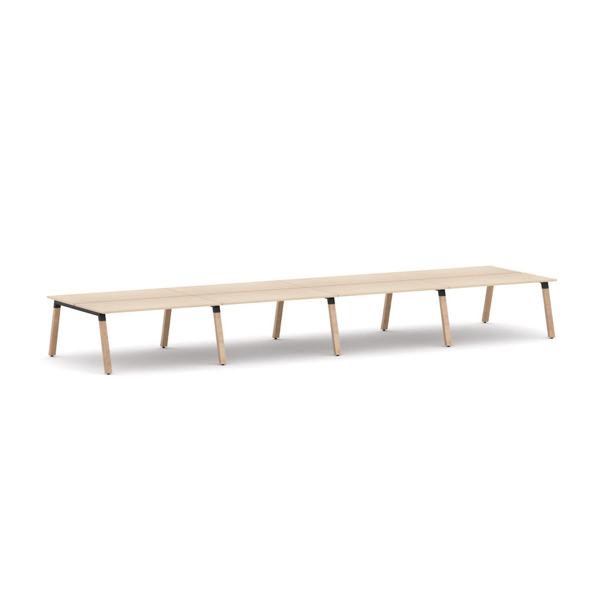 Plantation 8-User Double-Sided Workstation - alternate view, size or finish; optional items may be shown