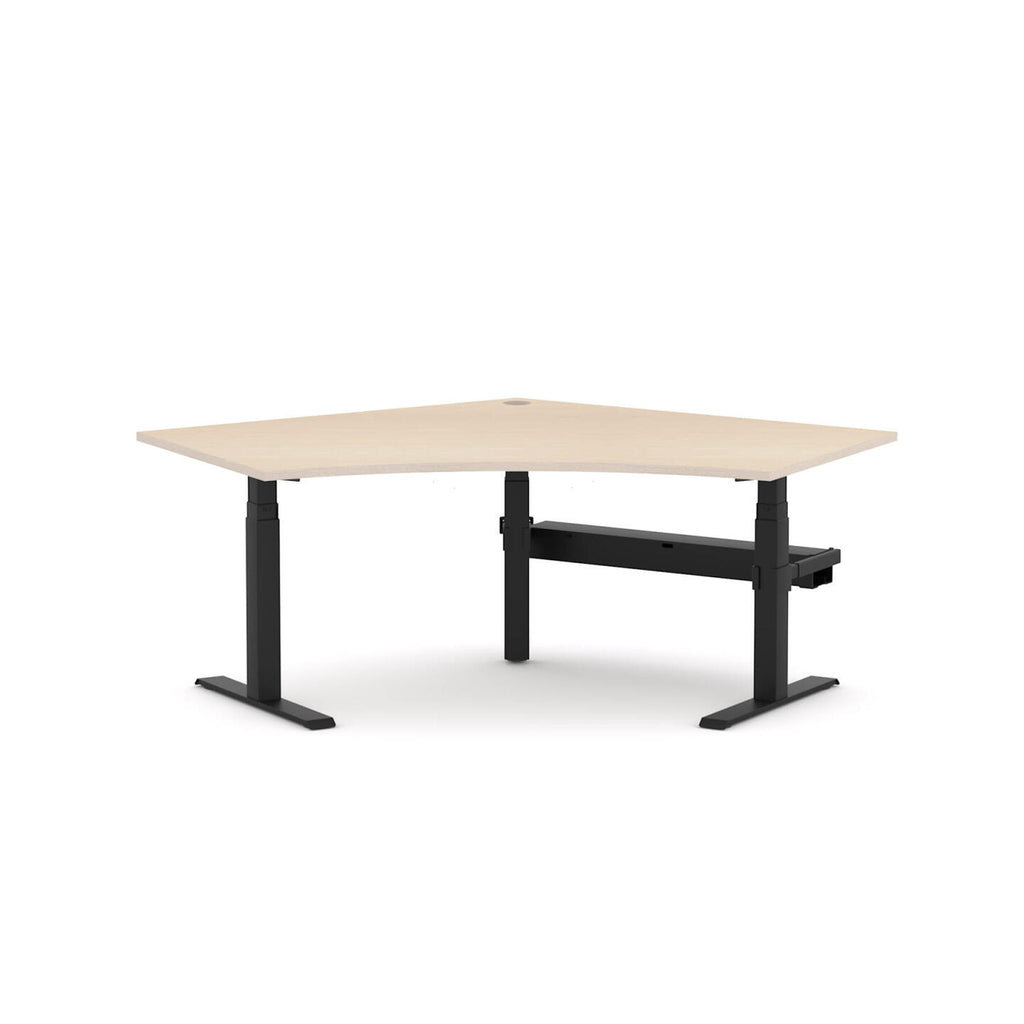AgileMotion 3C/2M Electric 120° Workstation - alternate view, size or finish; optional items may be shown