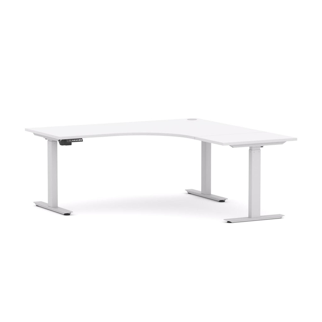 Agile 2C/1M Electric 90° Workstation - alternate view, size or finish; optional items may be shown