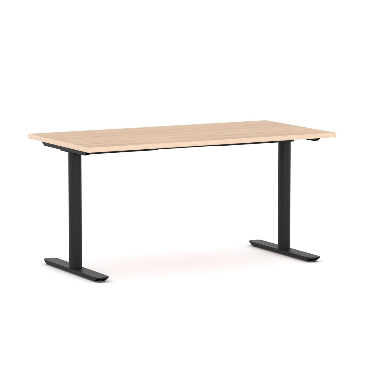 Agile Fixed Round Straight Workstation - alternate view, size or finish; optional items may be shown