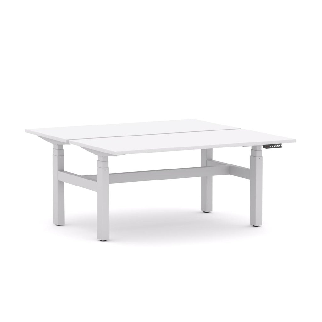 AgileMotion+ 3C/2M Electric Rectangle 2-Person DSD Workstation - alternate view, size or finish; optional items may be shown