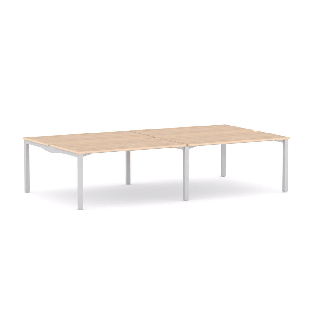 Axis Stretch 4-User Double-Sided Workstation - alternate view, size or finish; optional items may be shown