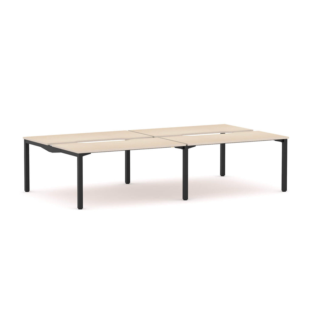 Axis Stretch 4-User Double-Sided Workstation - alternate view, size or finish; optional items may be shown