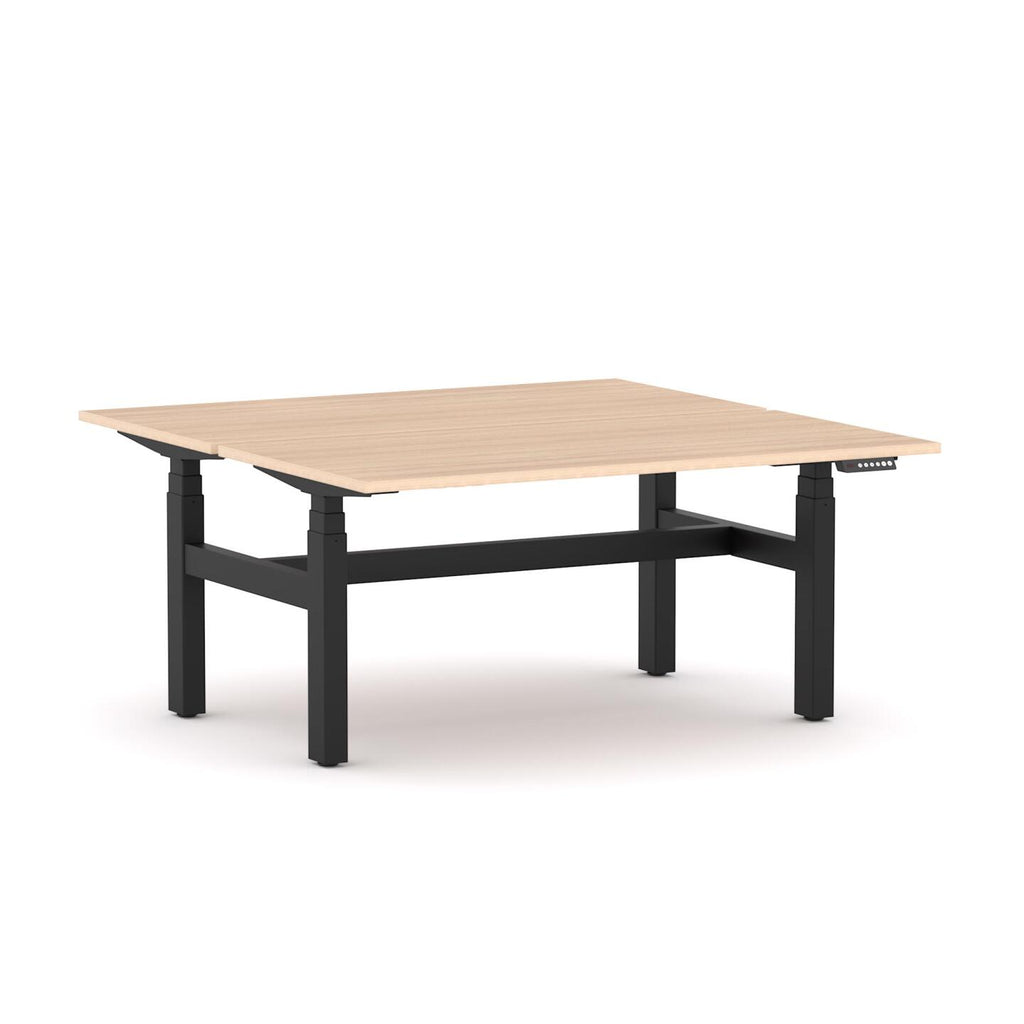 AgileMotion+ 3C/2M Electric Rectangle 2-Person DSD Workstation - alternate view, size or finish; optional items may be shown