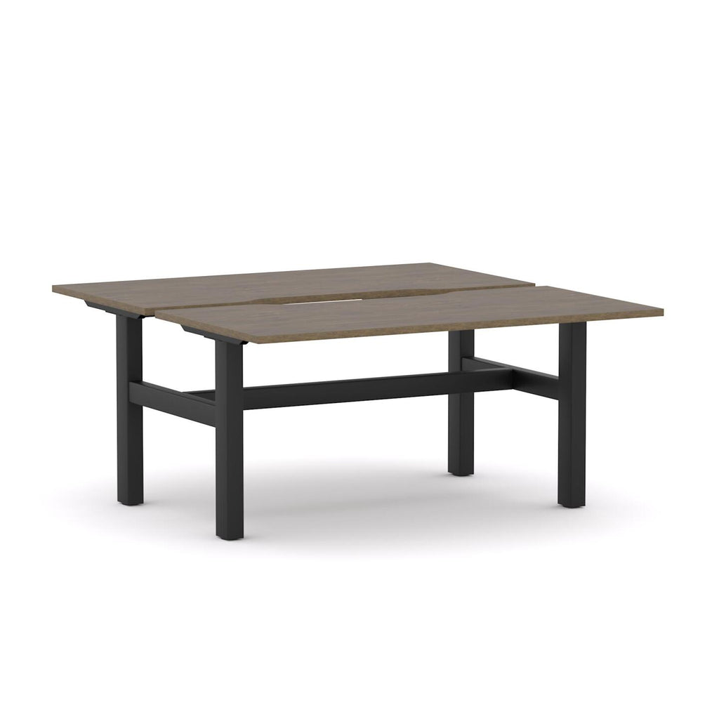 Agile Fixed Rectangle 2-Person DSD Workstation - alternate view, size or finish; optional items may be shown